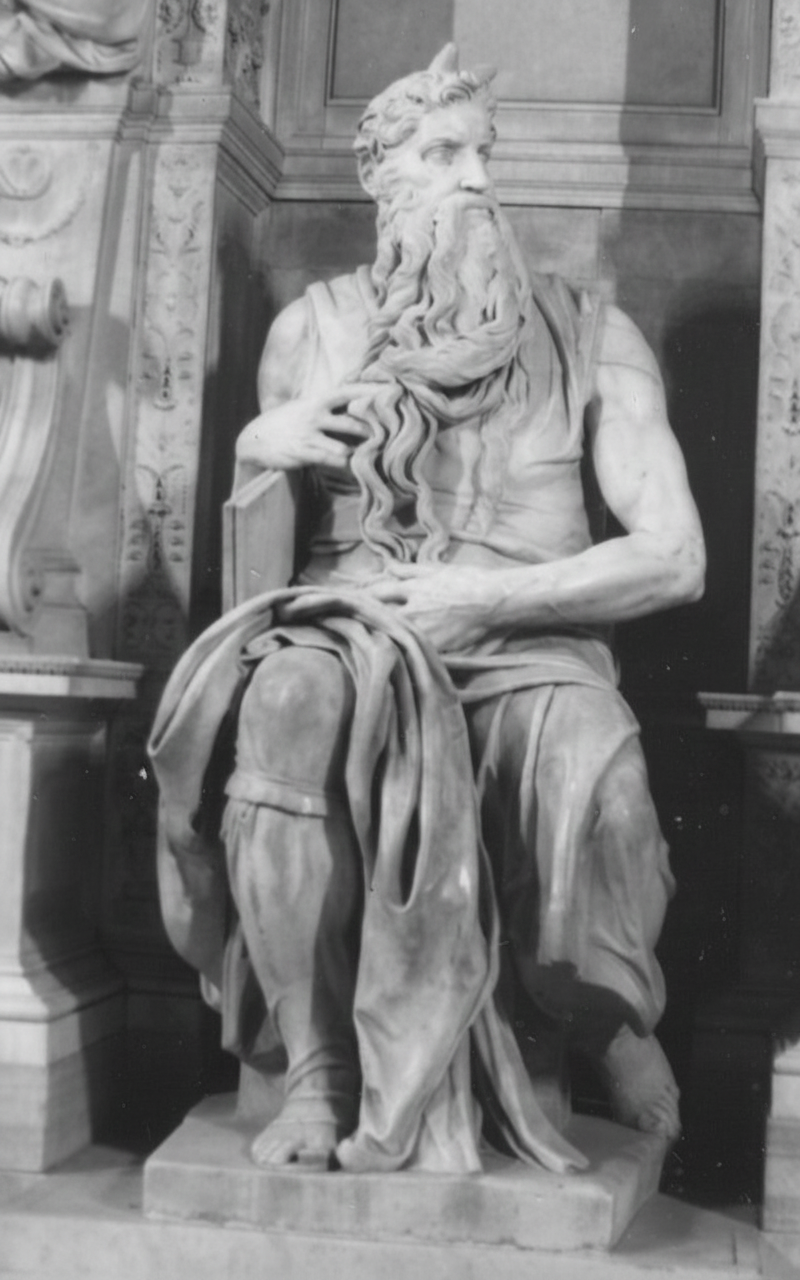 Mos&egrave; (scultura) by Buonarroti Michelangelo (sec. XVI)