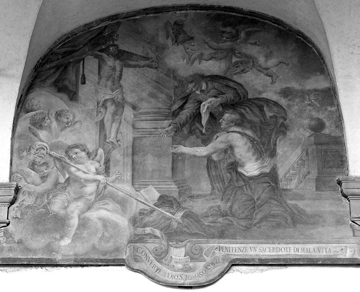 episodio della vita di San Tommaso da Villanova (dipinto) di Meucci Giovanni Bat