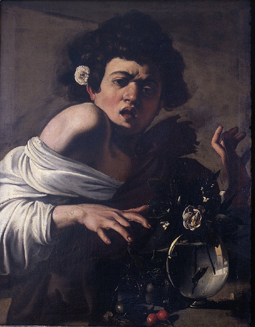 fanciullo morso da un ramarro (dipinto) di Merisi Michelangelo detto Caravaggio 
