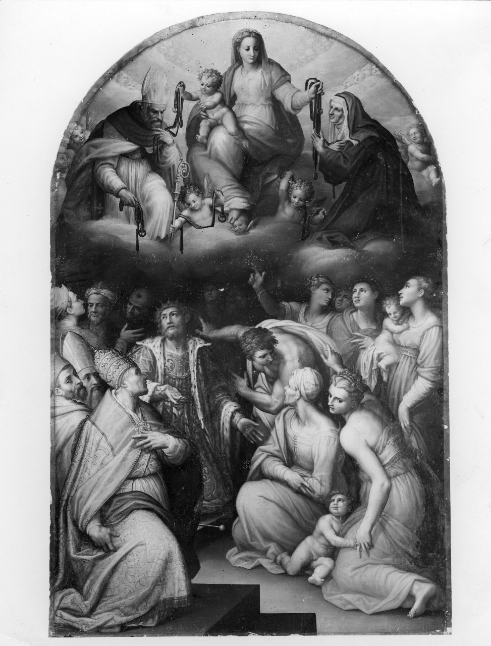Madonna della Cintola (dipinto) by Vasari Giorgio (attribuito), Naldini Giovanni