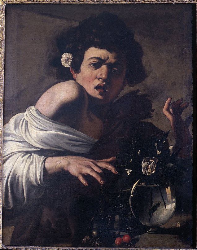 Fanciullo morso da un ramarro (dipinto) di Merisi Michelangelo detto Caravaggio  