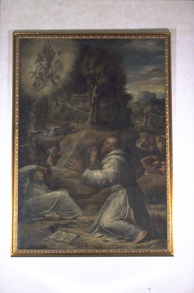 San Francesco d'Assisi riceve le stimmate (dipinto) di Vasari Giorgio (sec.