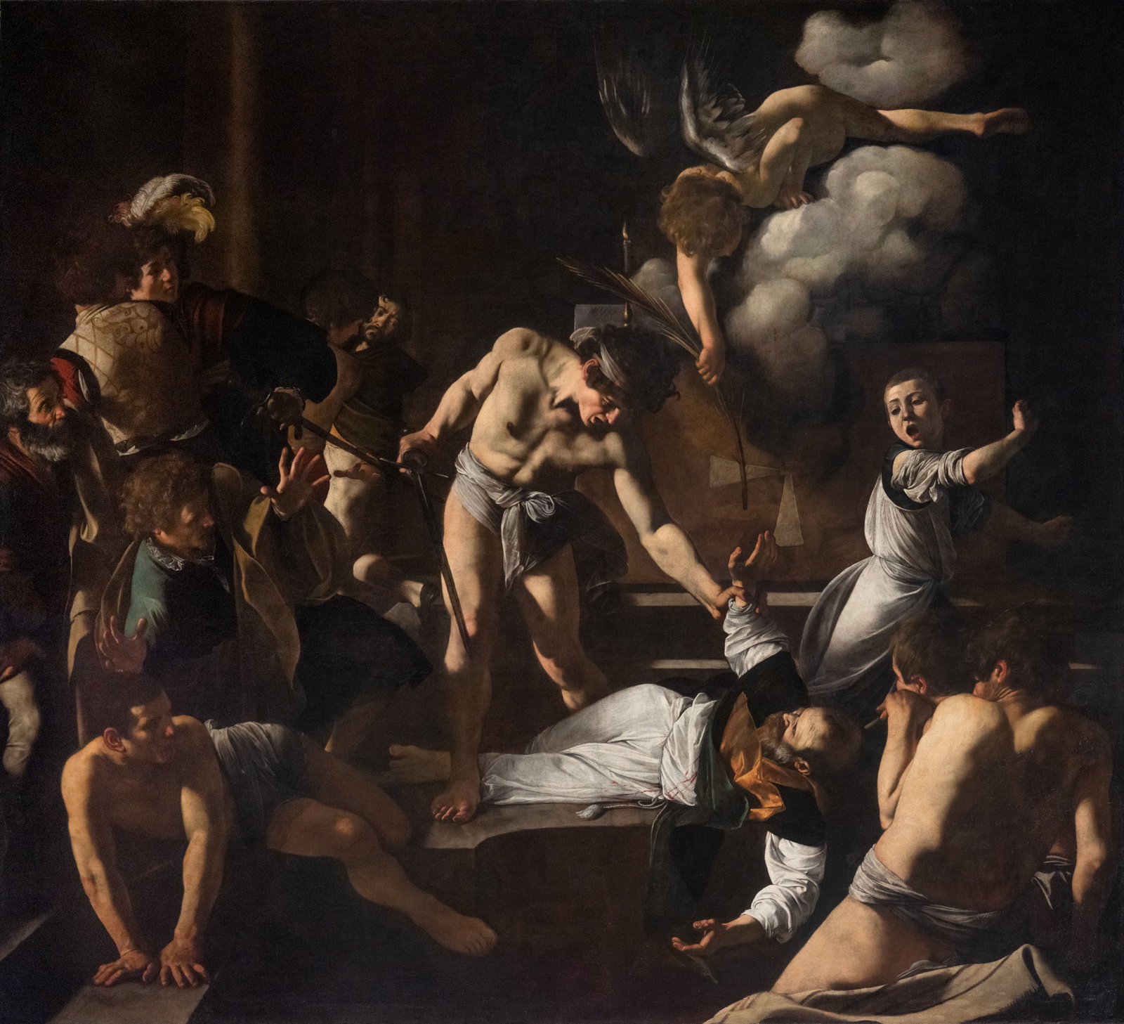 Martirio di S. Matteo (dipinto) di Merisi Michelangelo detto Caravaggio (fine/in