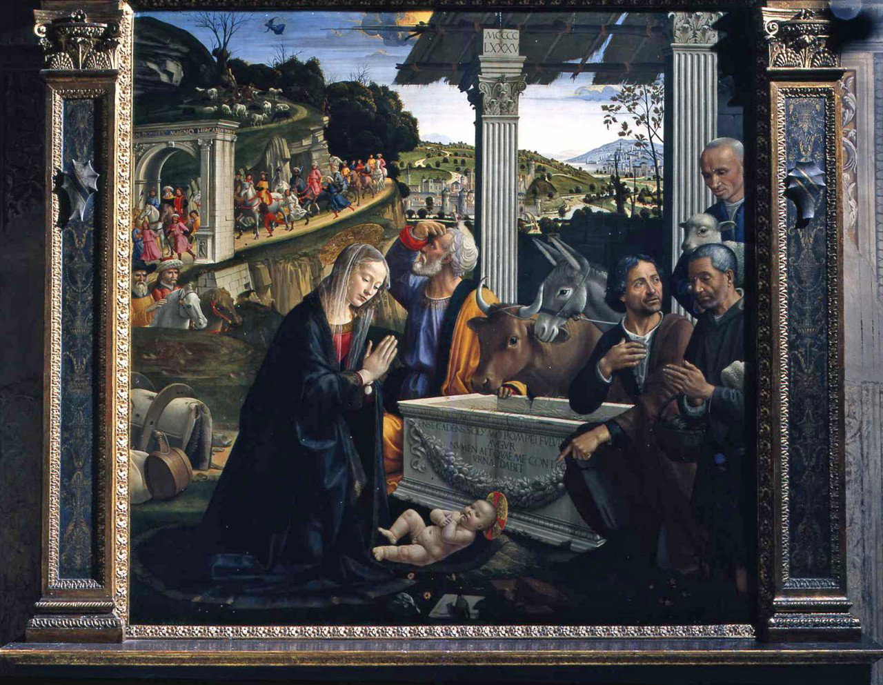 adorazione dei pastori (dipinto) di Bigordi Domenico detto Domenico Ghirlandaio 