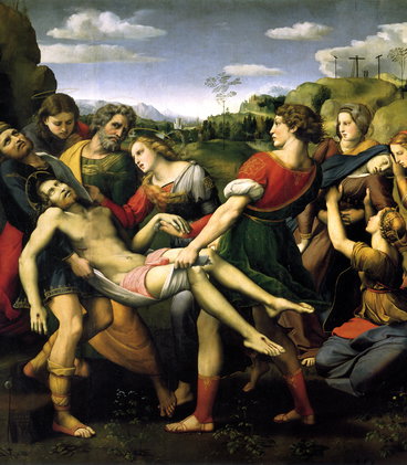 Dipinto Deposizione borghese di Raffaello