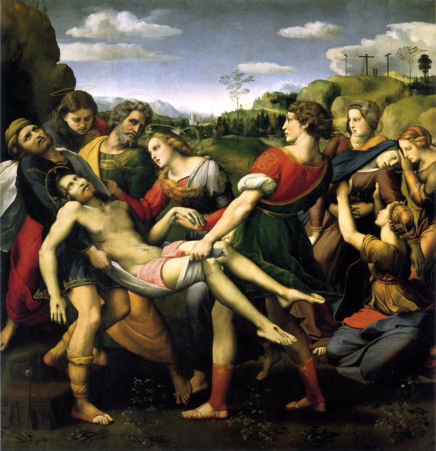 Dipinto Deposizione borghese di Raffaello 